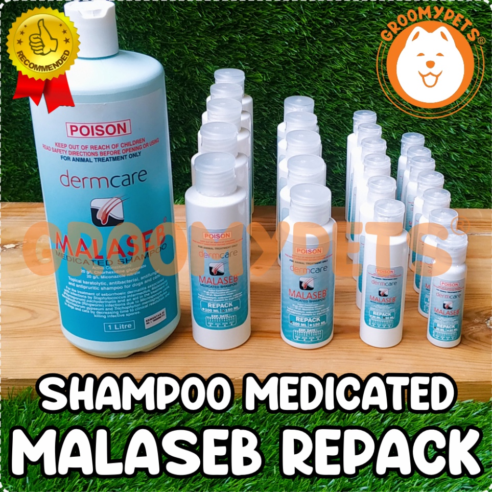 shampoo malaseb anti jamur untuk kucing dan anjing  MALASEB