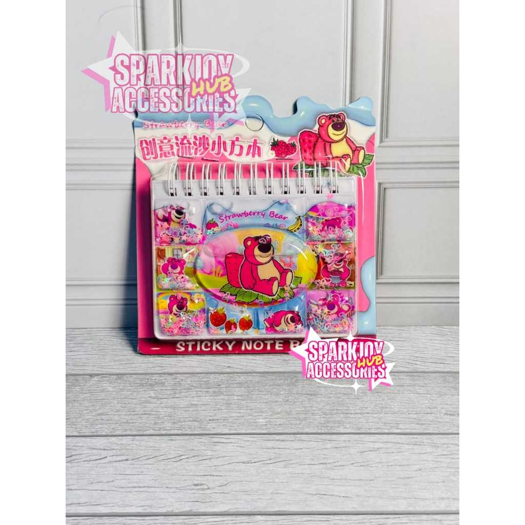 

[PREMIUM] Sticky Note Buku Catatan Mini 3D Kartun Lotso Timbul, Import China
