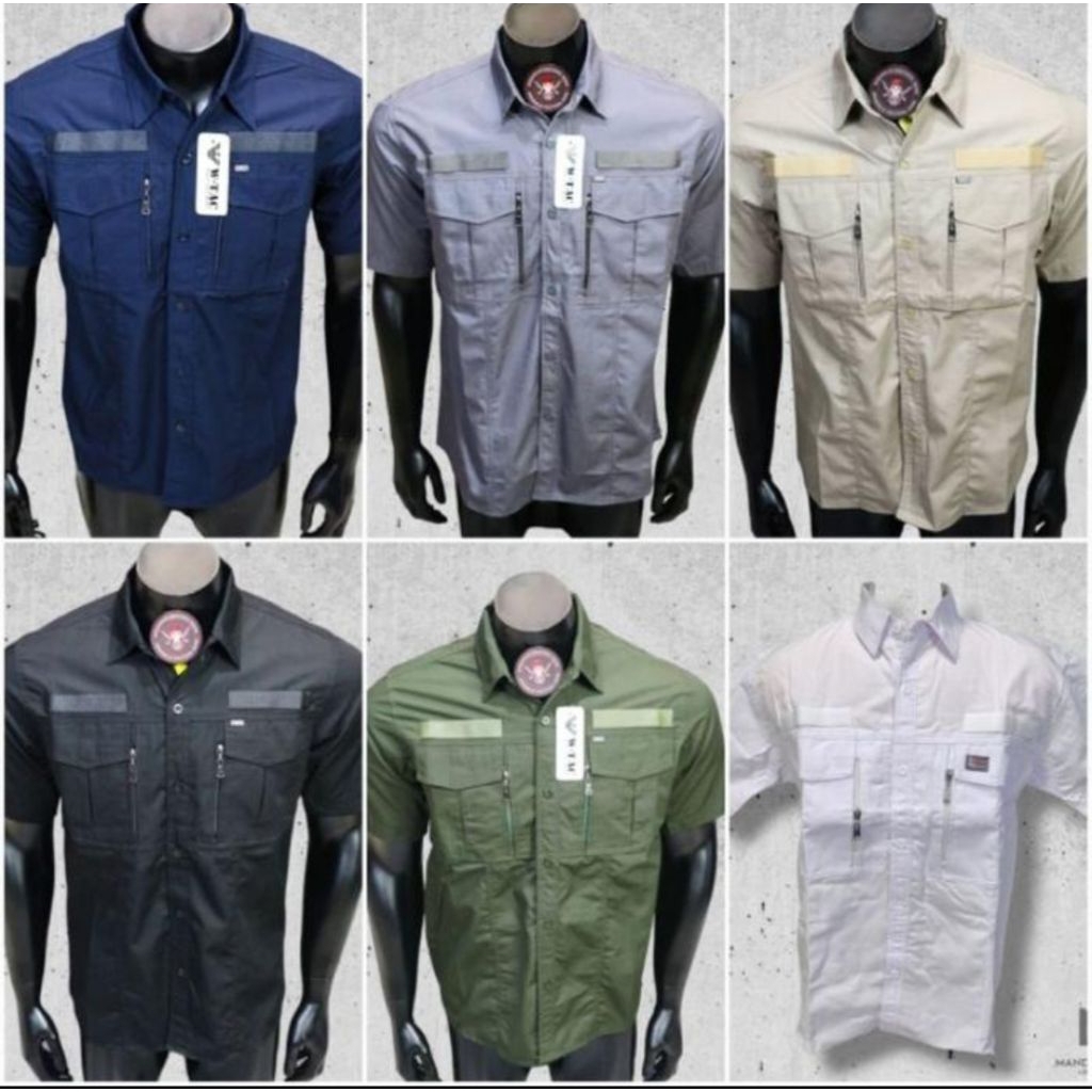 kemeja tactical lengan
pendek / kemeja wtac kemeja lapangan Wtac Tactical Pendek