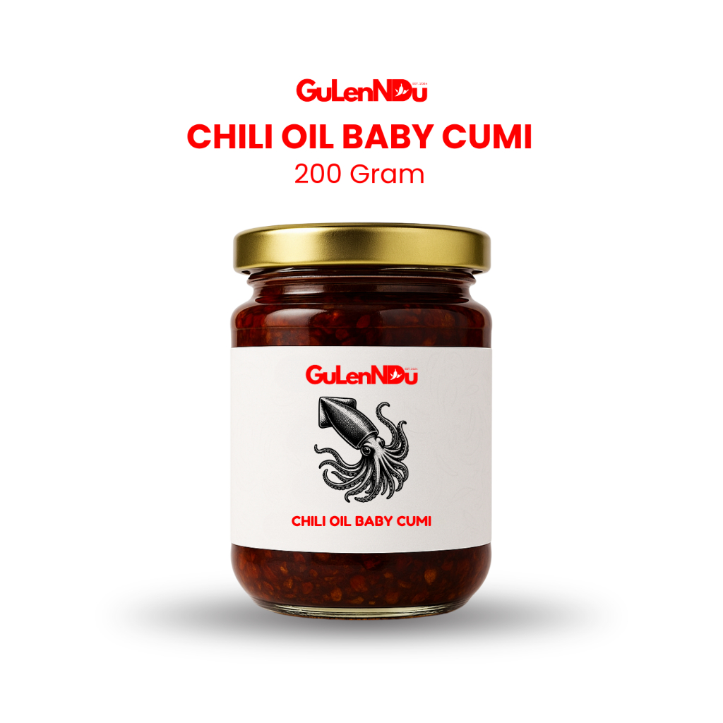 

Chili Oil Baby Cumi 200 Gram Halal Pedas Sambal Serbaguna Bisa Instan COD