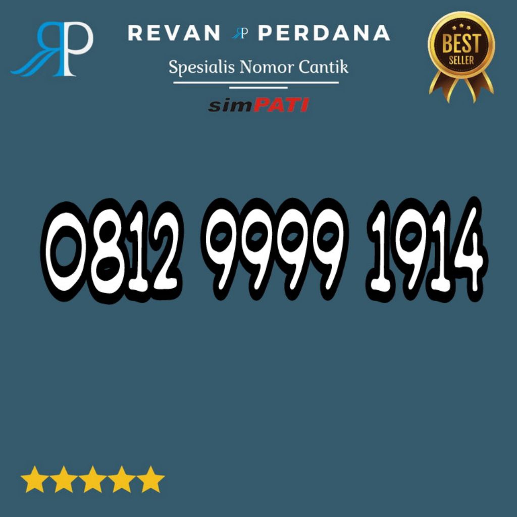 nomor cantik simpati  telkomsel 4g 5g tahun termurah OB12 9999 1914 rv054