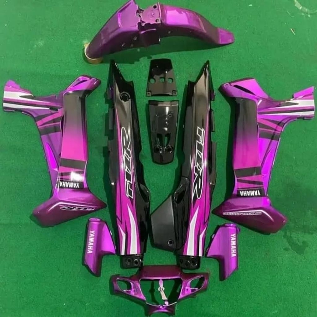 Cover Body Fizr Fizr Ungu Magenta Fullset Body Halus Cover Body Yamaha Fizr Fizr  Fullset Ungu Megen