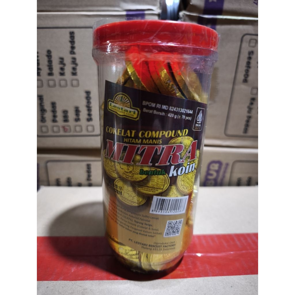 

Coklat Koin Compound Mitra (Isi 70 pcs)