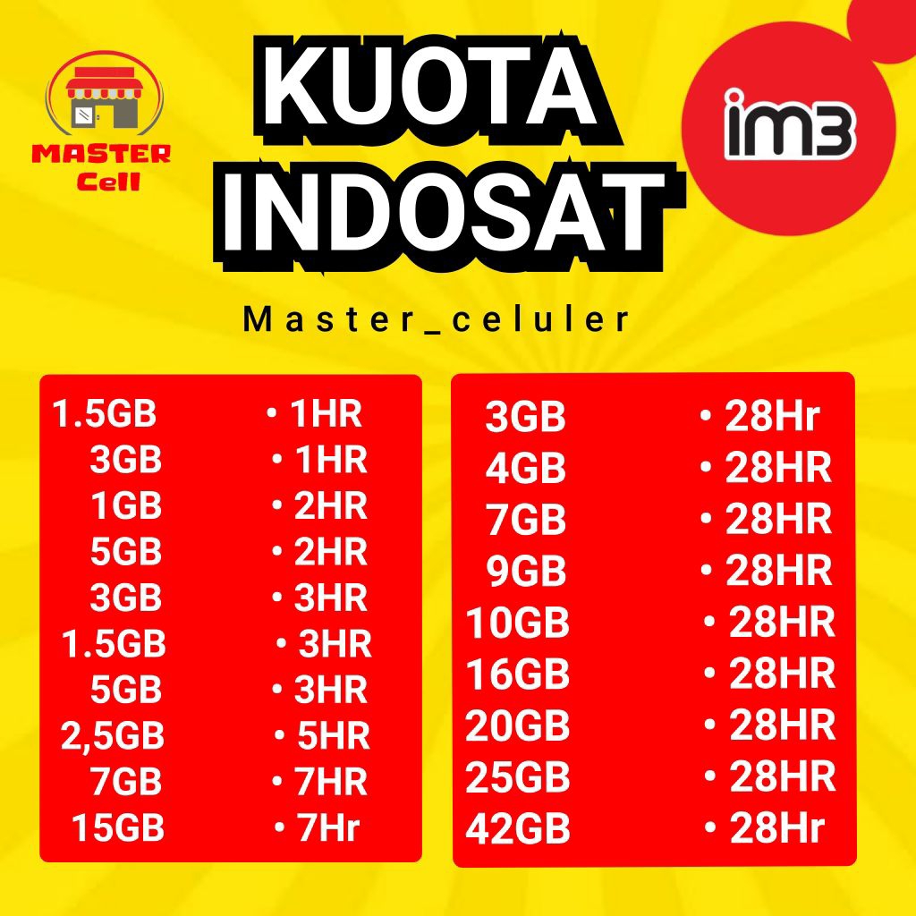 KUOTA INDOSAT FREEDOM INTERNET