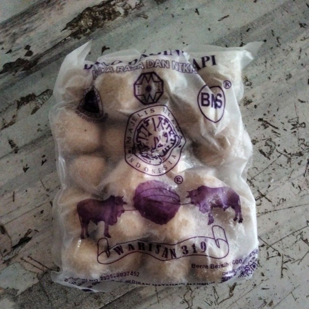 

warisan bakso sapi mix ayam isi 25 500g