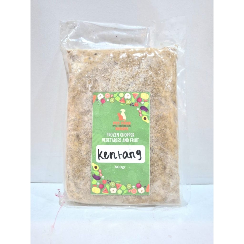 

JPS - Pet Food Recipe - 500gram - Potato Frozen