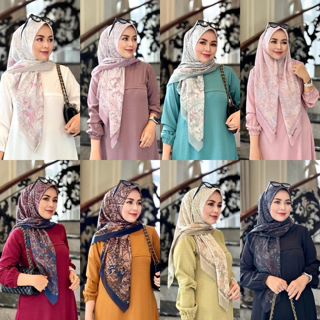 AISYAH SERIES HIJAB SEGI EMPAT BY JOURNEY SCARVES