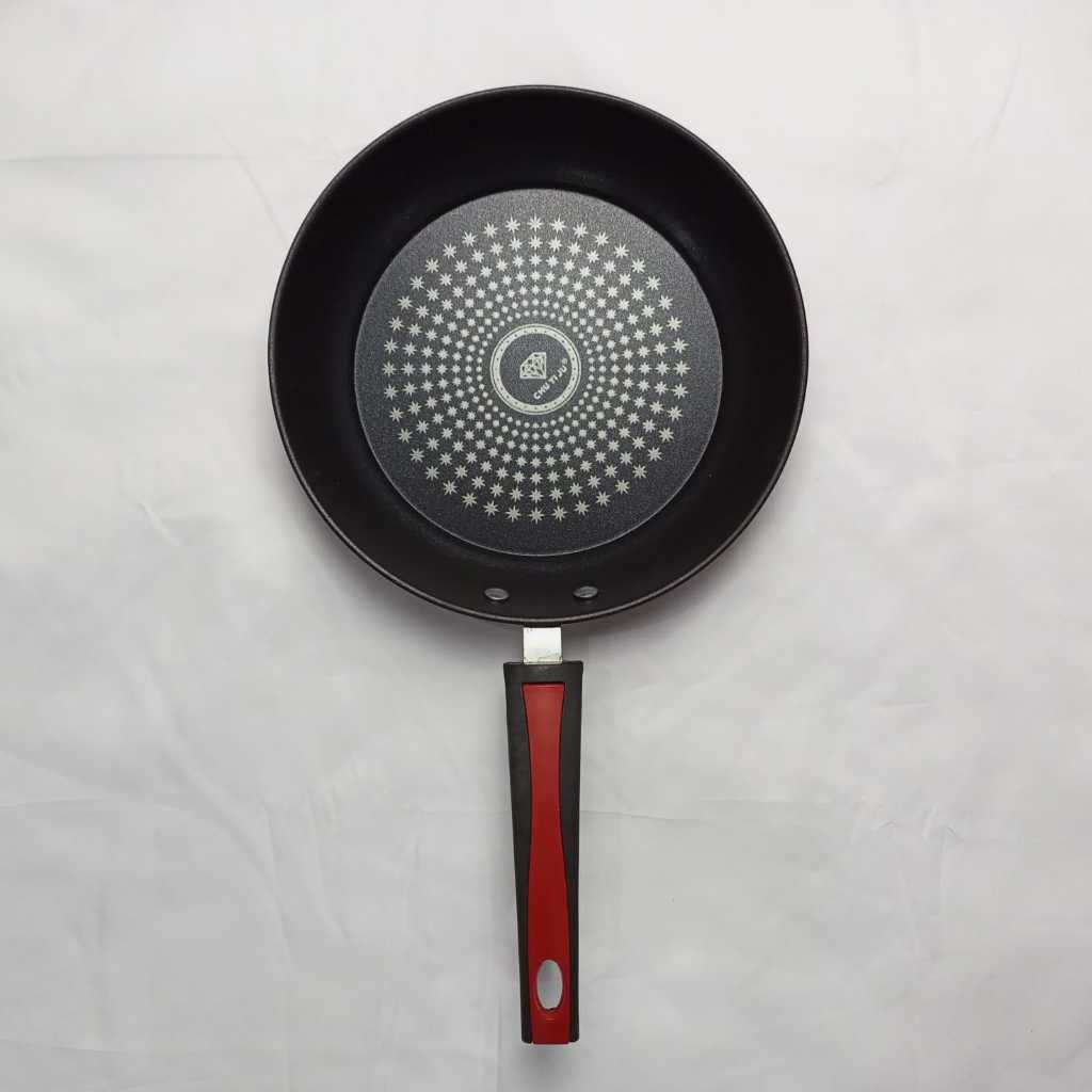 Wajan Gagang 24 cm Teflon Gagang Diamond Frypan gagang Diamond teflon 24 cm anti lengket anti gores 
