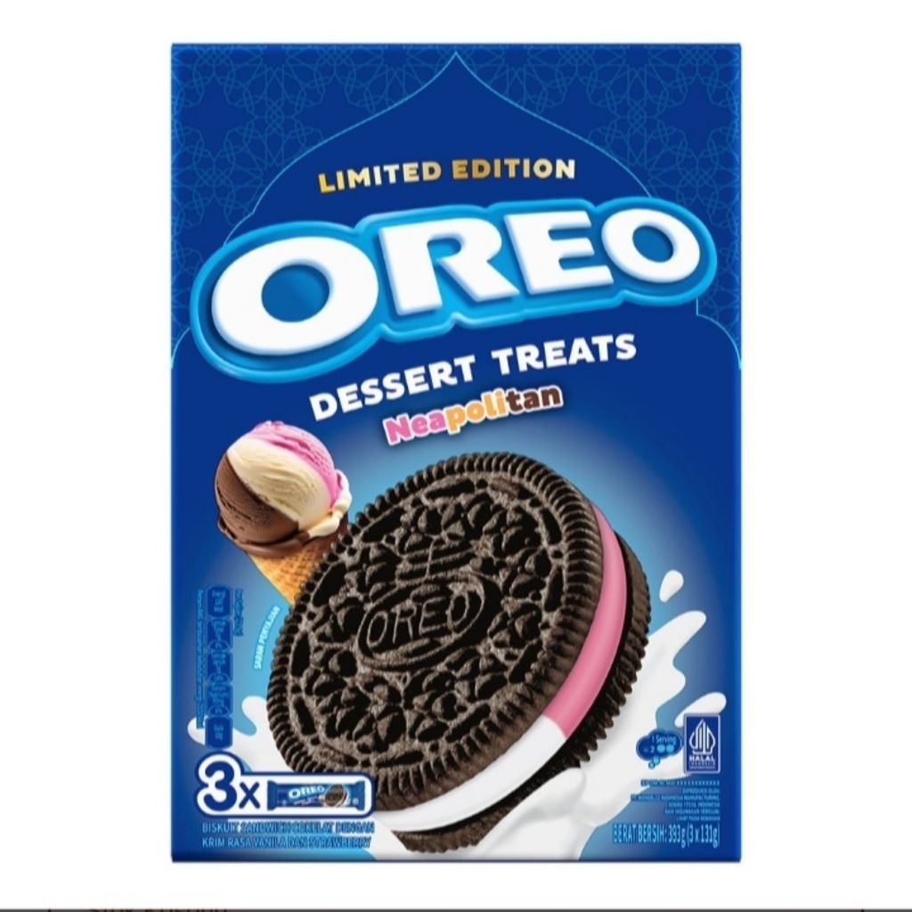 

Oreo Dessert Treats Neapolitan Limited Edition 3 x 131g