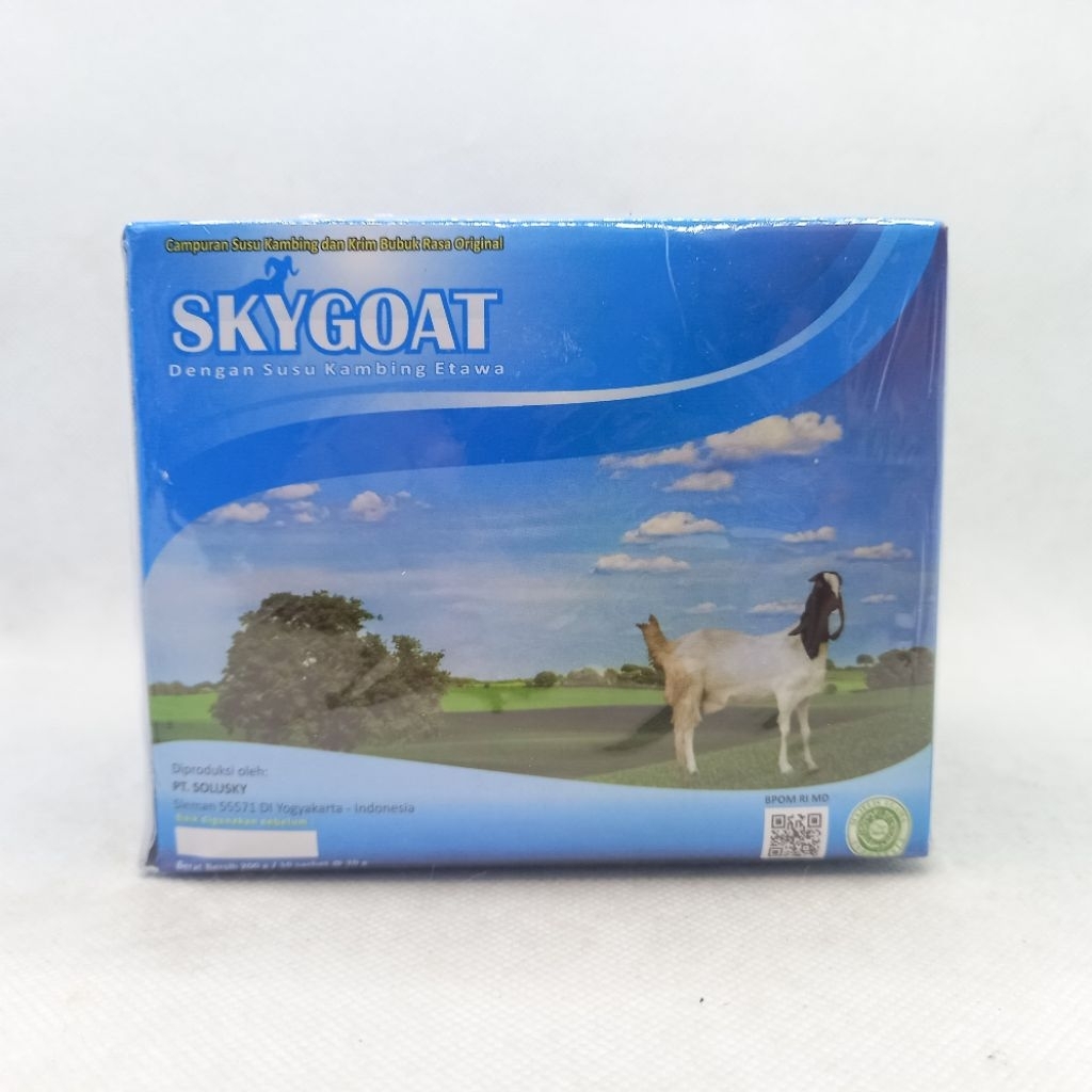 

SKYGOAT SUSU KAMBING ETAWA FULLCREAM - SKYGOAT ORIGINAL 100% ISI 10 SACHET