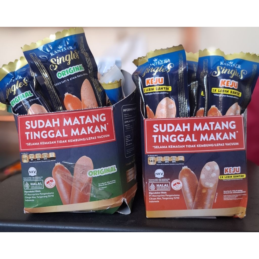 

Sosis Kanzler Singles 60gr siap makan