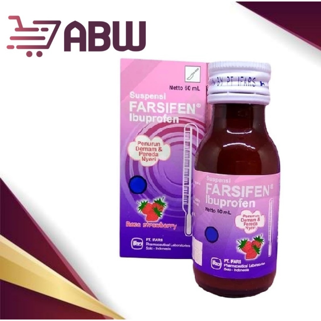 [A] Farsifen Suspensi 60 ml - SIrup Ibuprofen Penurun Panas [IFARS]
