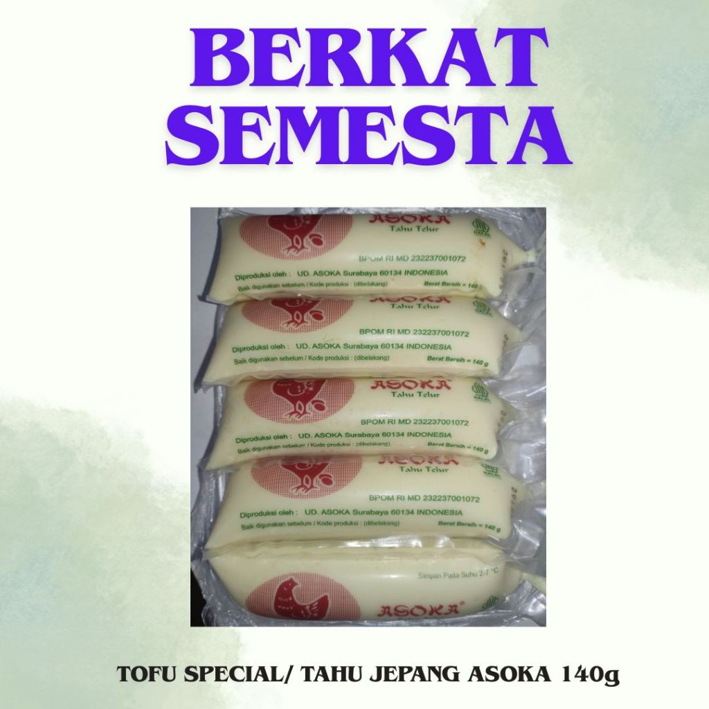 

ASOKA TOFU RASA AYAM / TOFU RASA UDANG 140g