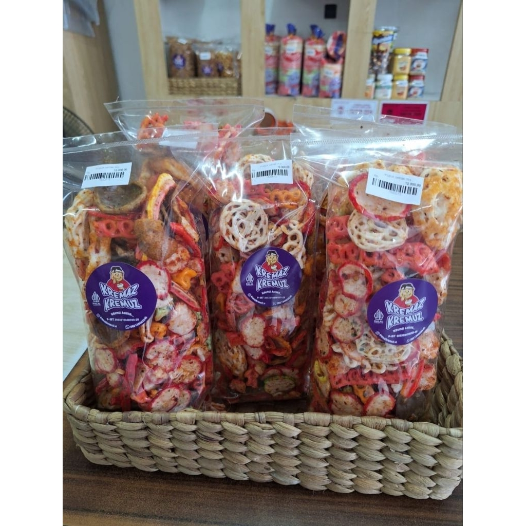 

KRUPUK SEBLAK MIX PEDAS GURIH 200 gr