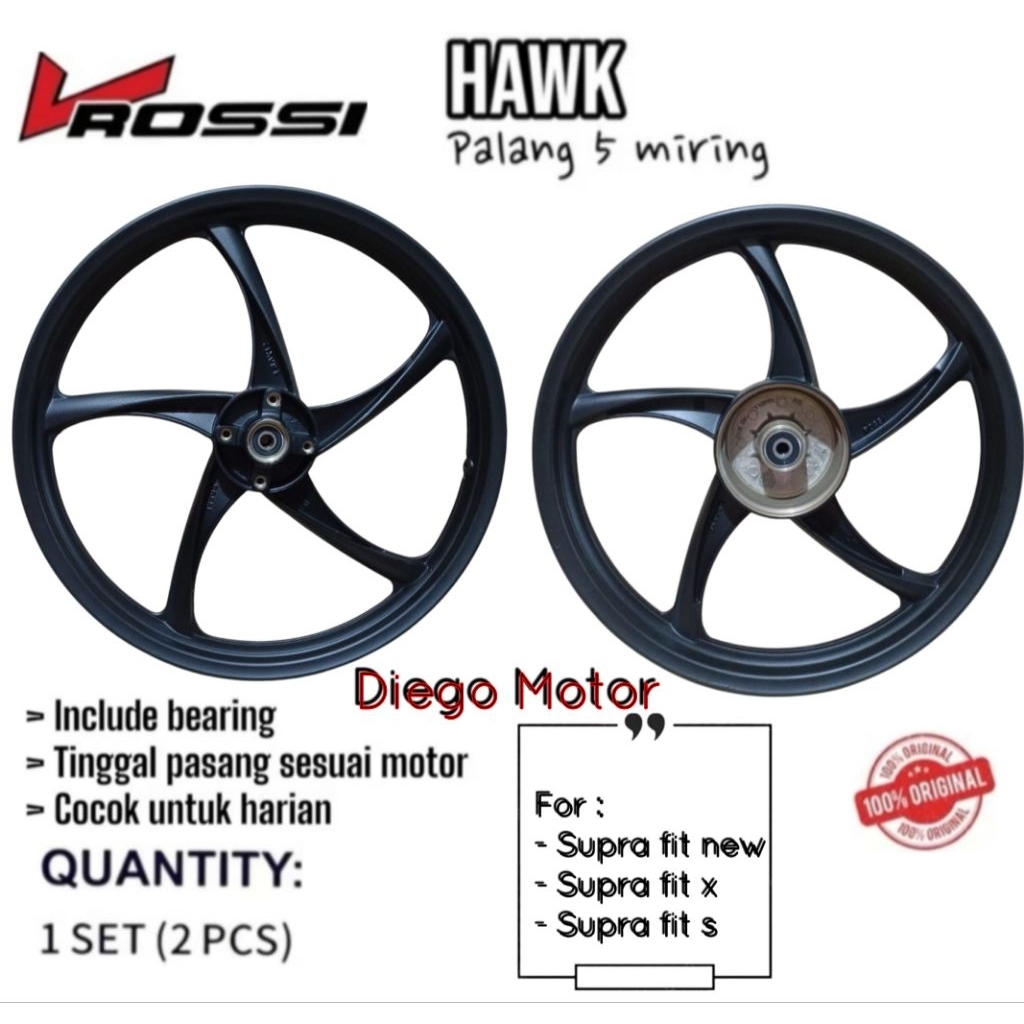 Velg Supra Fit New - Supra Fit x, Supra fit s - Revo Lancip Lama/velg racing vrossi supra fit new su