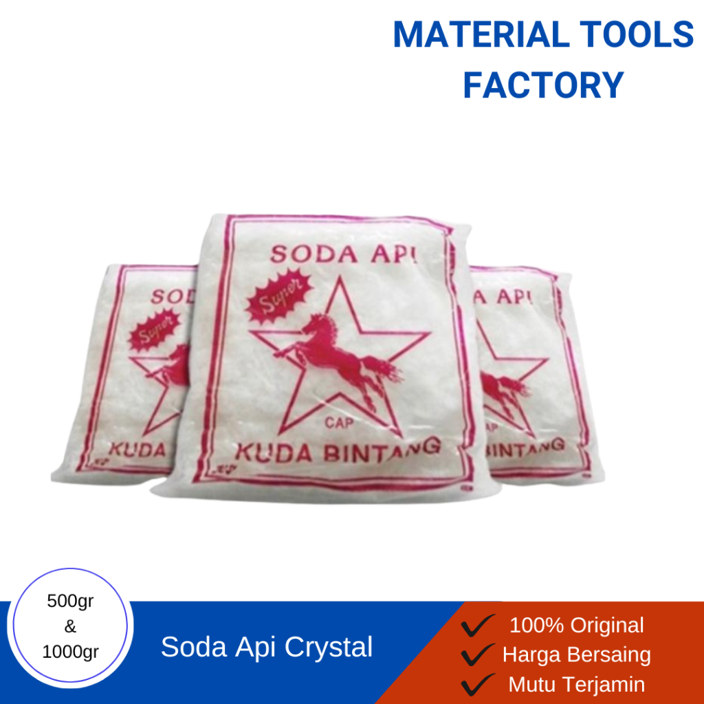 CTY soda api 1kg - soda api bubuk - pelancar pipa - pembersih pipa - pembersih saluran mampet
