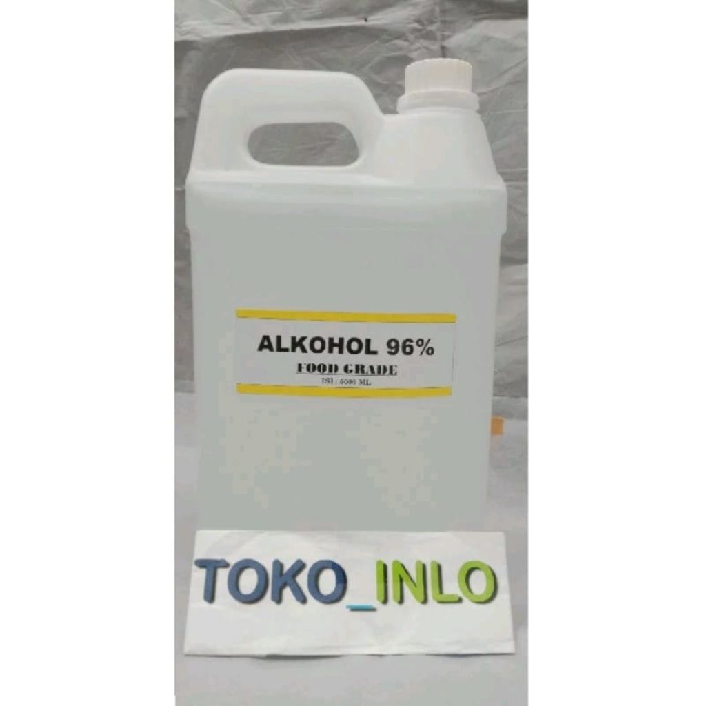 ALKOHOL 96% Food Gread 5 Liter/Alkohol Food Gread 96% isi 5 Liter/Alkohol/Food Grade