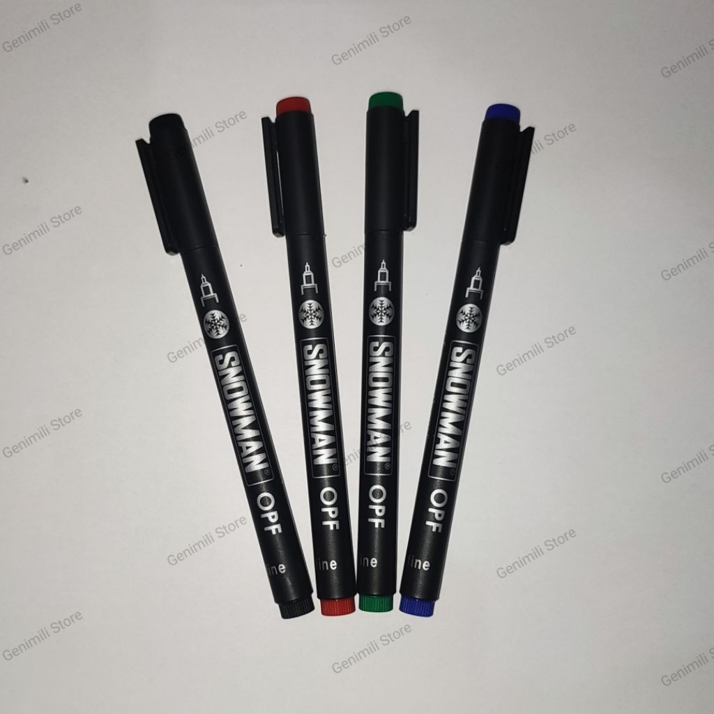 

Spidol Permanent Snowman OHP F / OPF 1 Pcs - Hijau
