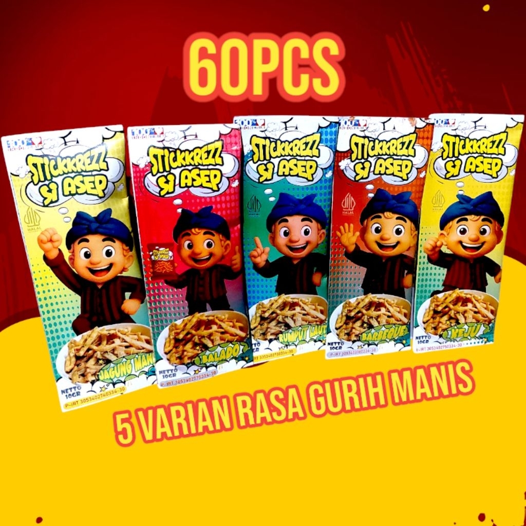 

STICKREZZ SI ASEP 60PCS
