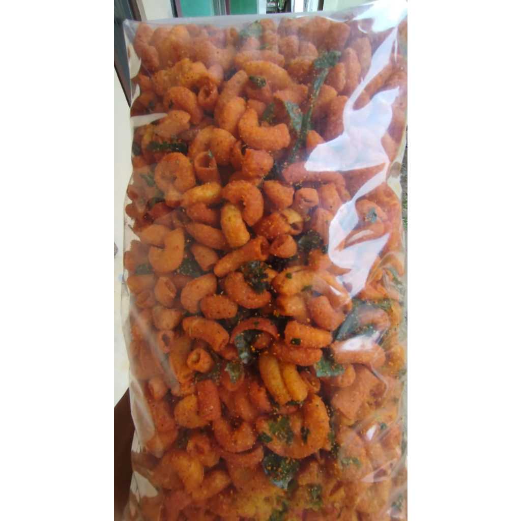 

Makaroni Exstra Pedas Daun Jeruk 1 Kg Gurih Renyah Ternampol