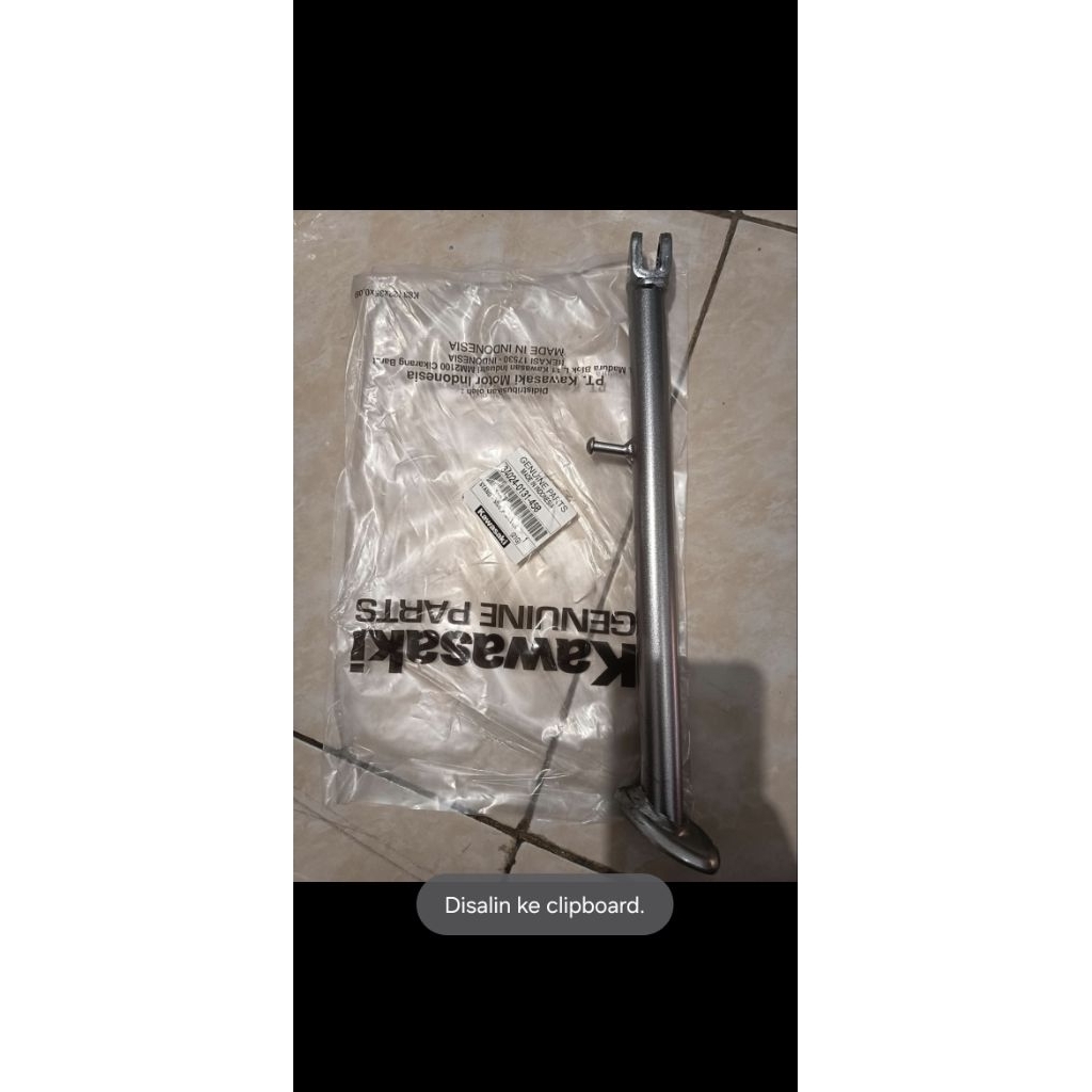 Standar samping kawasaki klx150S