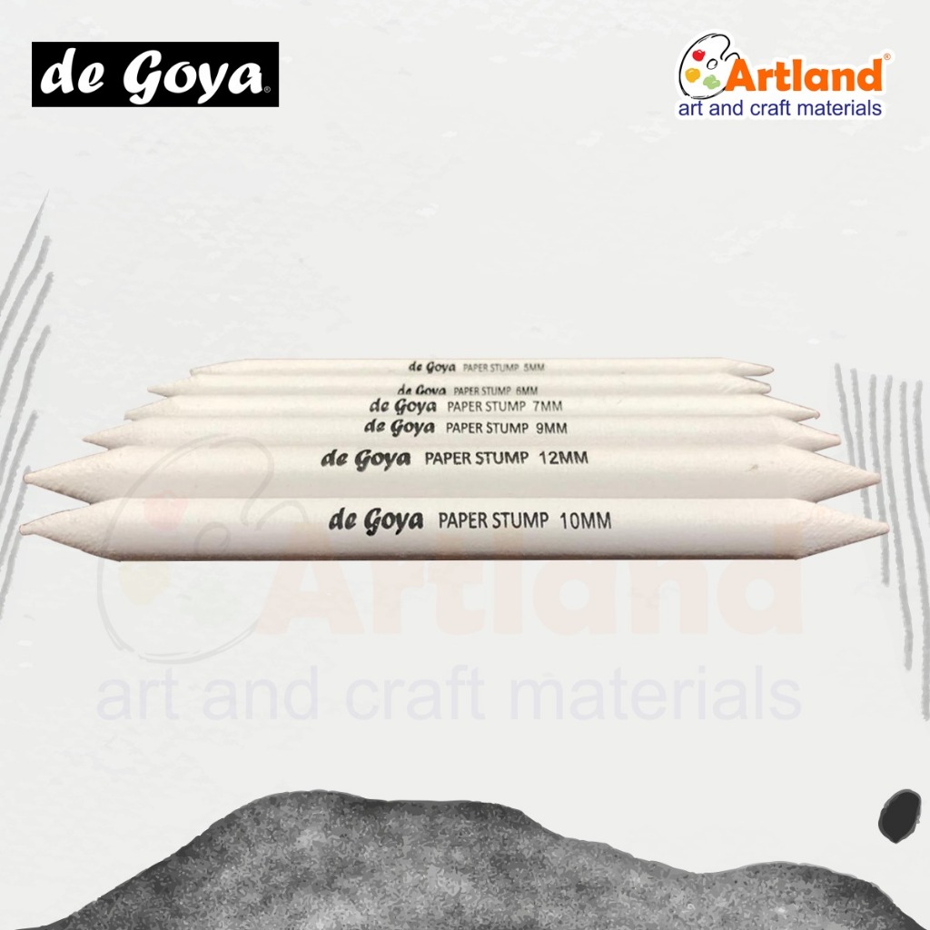 

De Goya Paper Stump Set 6pcs – Alat Blending Sketsa Grafit, Arang, dan Pastel