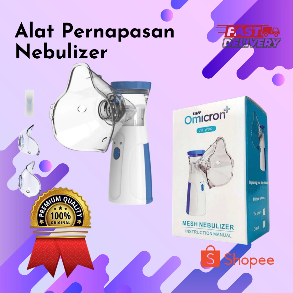 Nebulizer Alat Uap Bantu Pernafasan Asma Inhalasi Alat Terapi Pernafasan Asma Terapi Nebulizer Uap