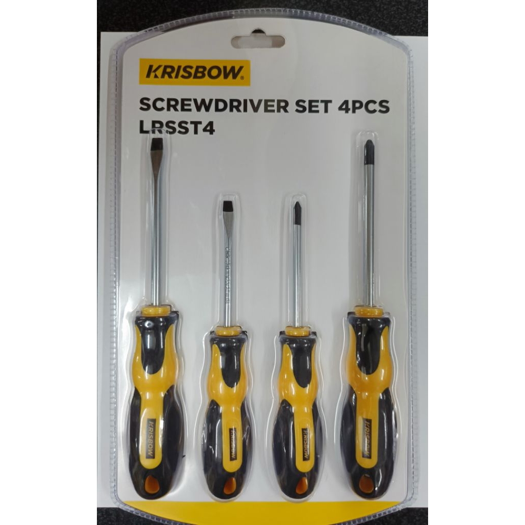 krisbow obeng set  4pcs