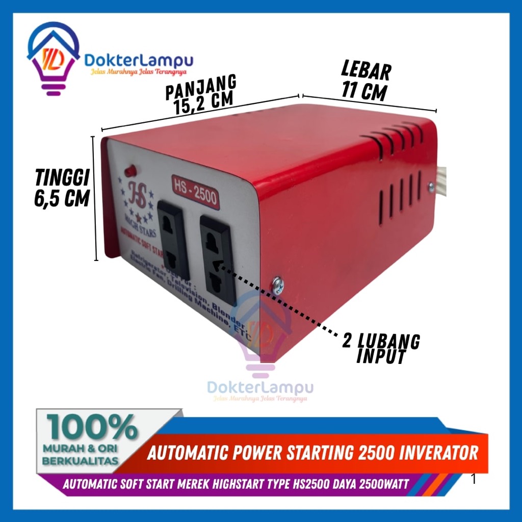 Auto Start 2500 Watt Inverator 2500 Watt Automatic Power Starting ENJE