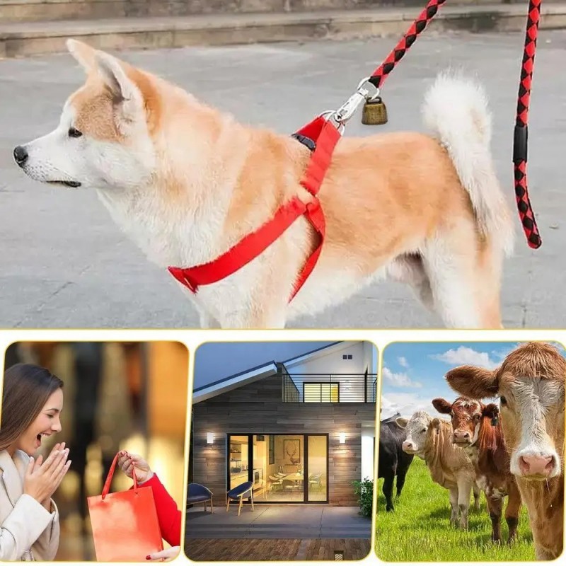 RK Lonceng Kambing Lonceng Sapi Besar Keras Lonceng Sapi Bandul Besi Lonceng Kalung Sapi