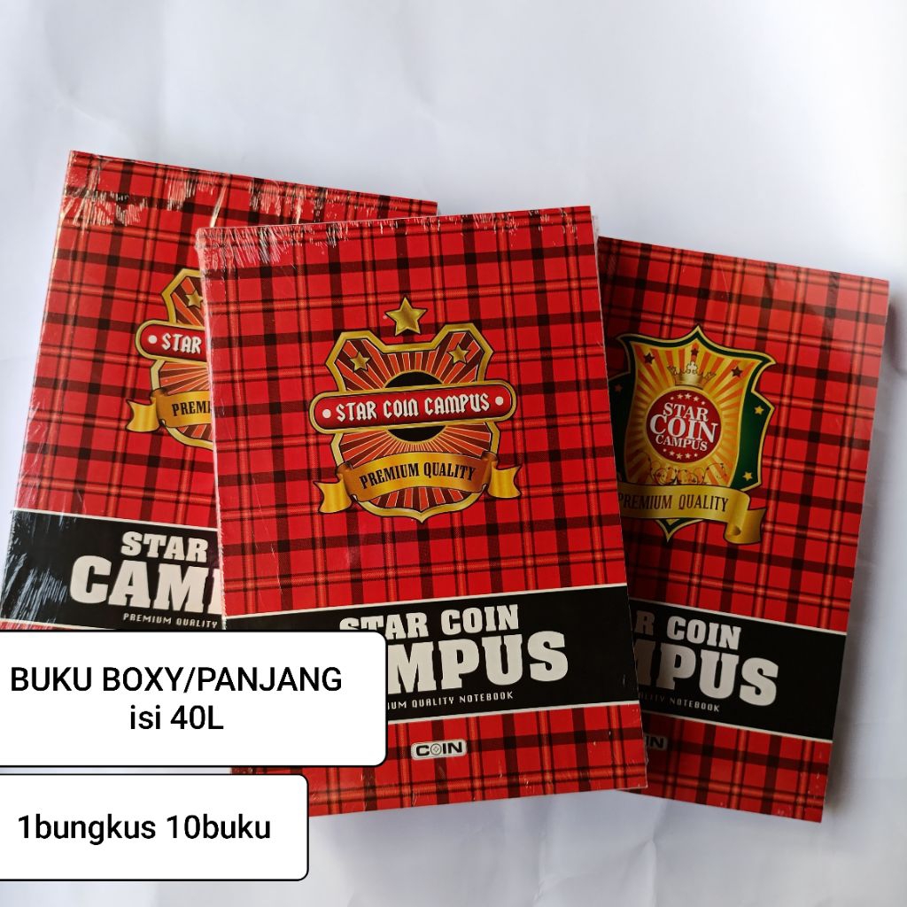 

buku tulis boxy panjang 40L campus coin bmb bigboss