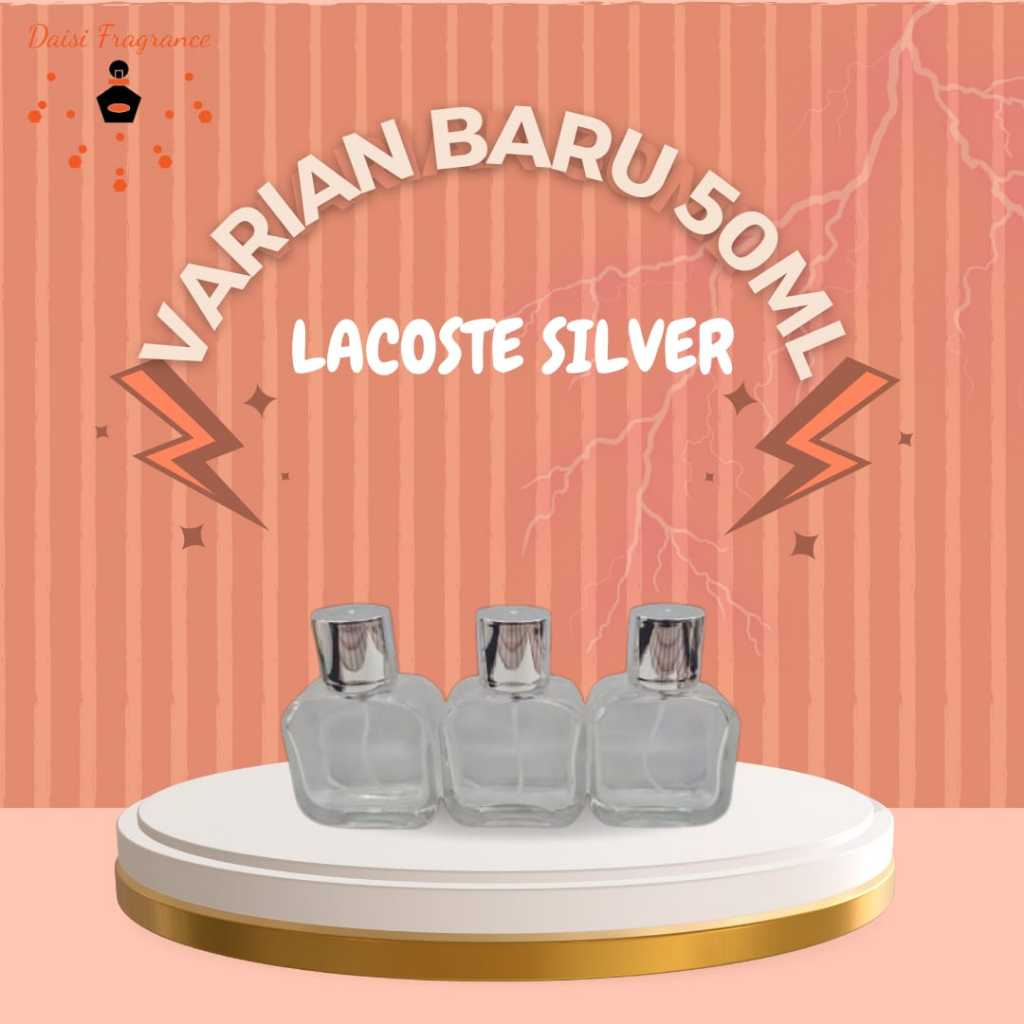 BOTOL PARFUM SPRAY 50 LACOSTE SILVR| DRAT