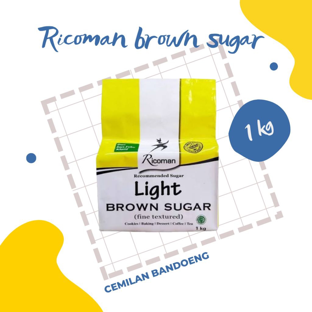 

RICOMAN BROWN SUGAR KEMASAN 1KG