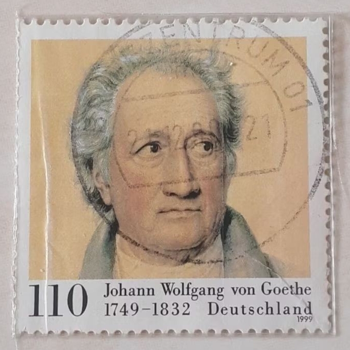 

Perangko Jerman Johann Wolfgang von Goethe by Joseph Stieler Tahun 1999