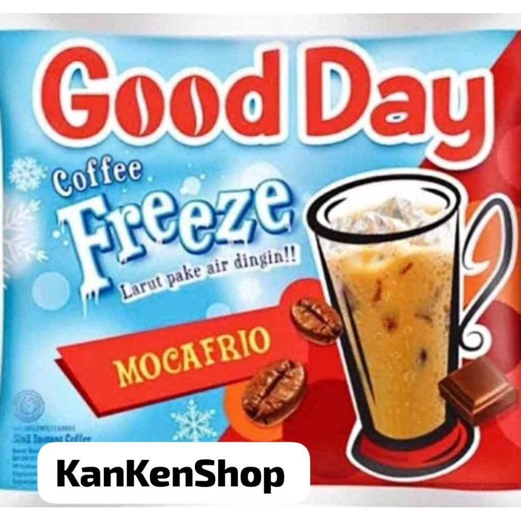 

GOODDAY FREEZE MOCAFRIO 10X30GR 1renteng (10sachet)