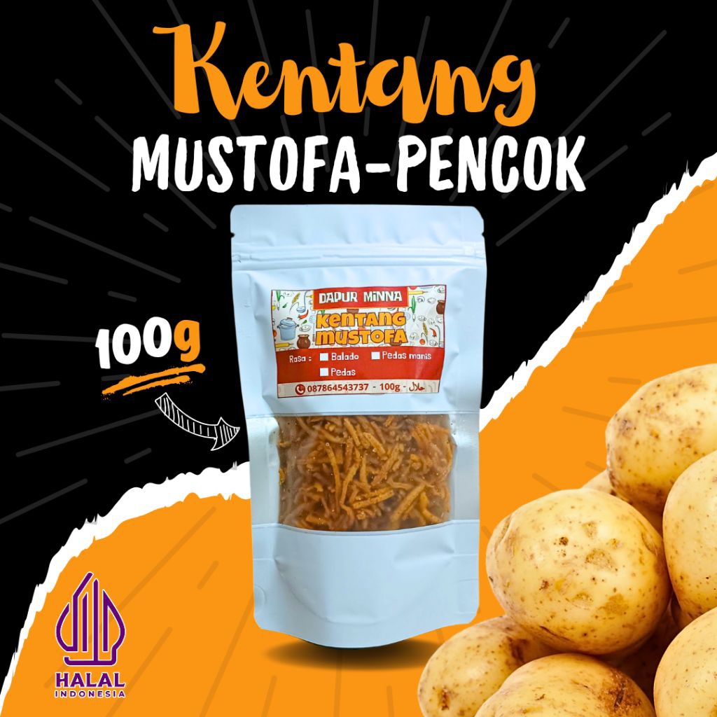 

KENTANG MUSTOFA 100G / PENCOK / KERING KENTANG