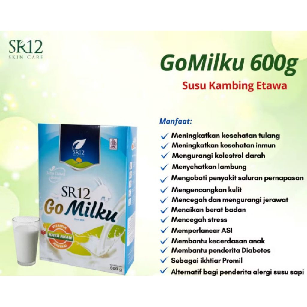 

Susu Gomilku SR12 Susu Kampbing Etawa Bubuk Kualitas Premiun