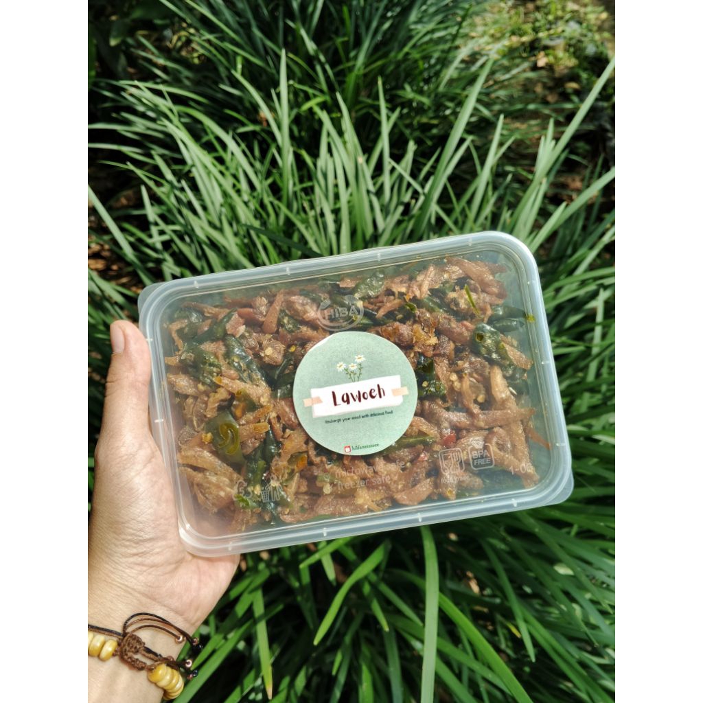 

Lawoeh~ Ikan Asin Sangga Langit Cabe Ijo - 250 gram (kemasan thinwall)