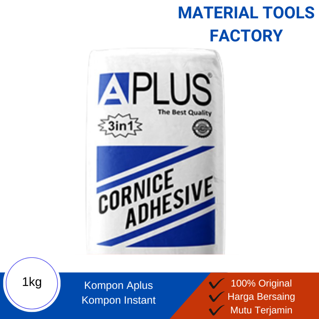 compound 1kg a plus - kompon - dempul gypsum - kompon kiloan