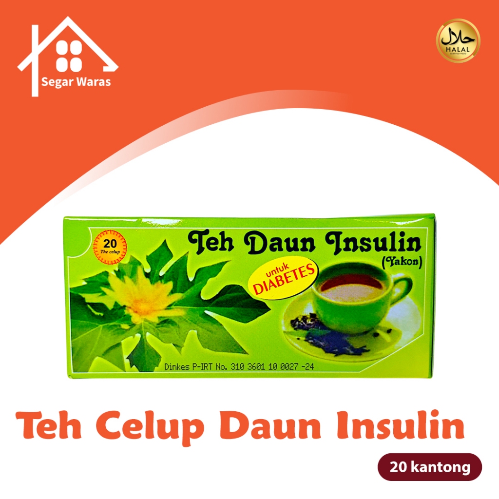 

Teh Celup Daun Yakon Insulin Obat Kencing Manis Diabetes Penurun Gula Darah Alami
