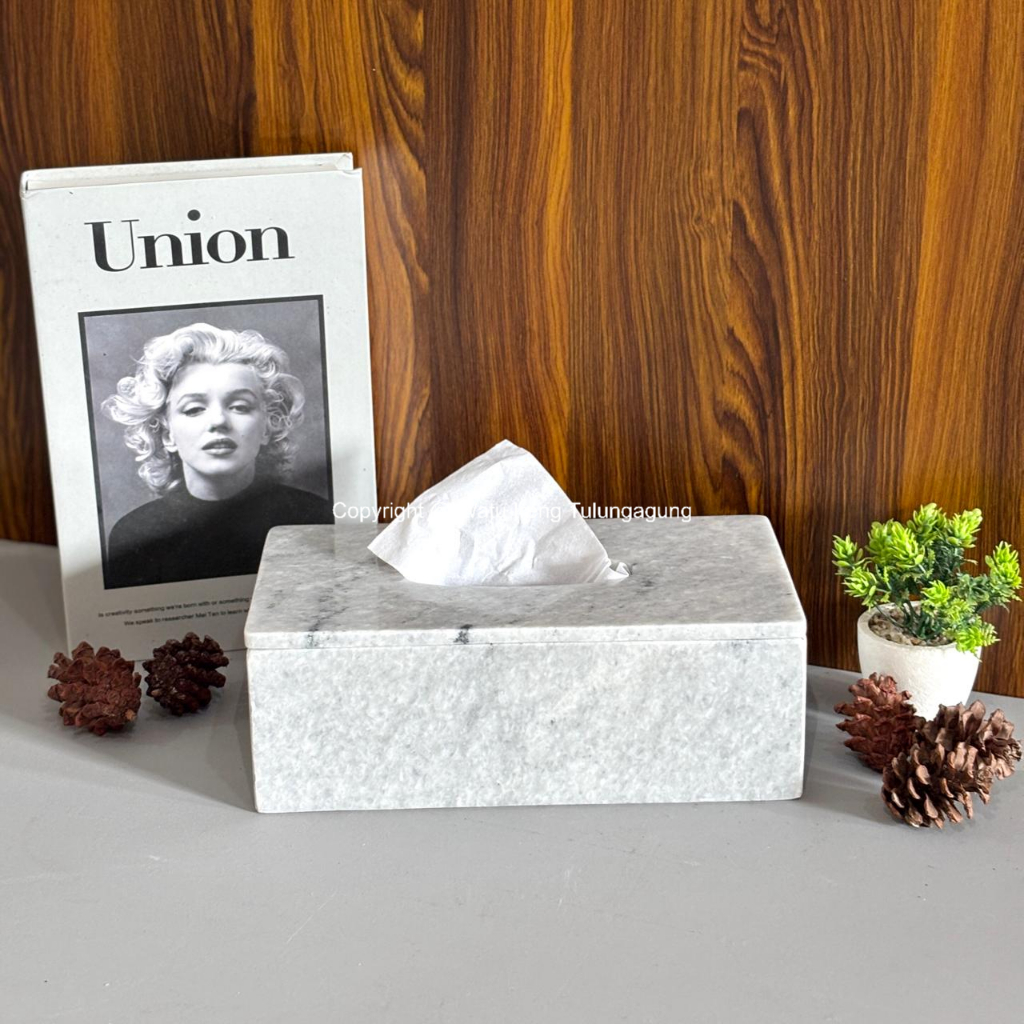 TEMPAT TISSUE MARBLE ONIX LAMPUNG | KOTAK TISU MARMER ONIX LAMPUNG