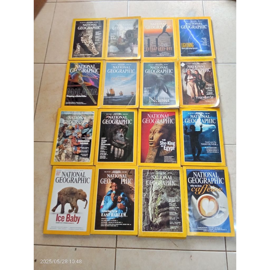 ORIGINAL BEKAS MAJALAH NATIONAL GEOGRAPHIC CABUTAN