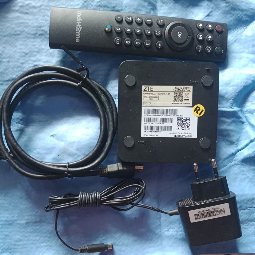 STB ANDROID B860H v5 -FJ ANDROID TV BOX ORIGINAL FULLSET