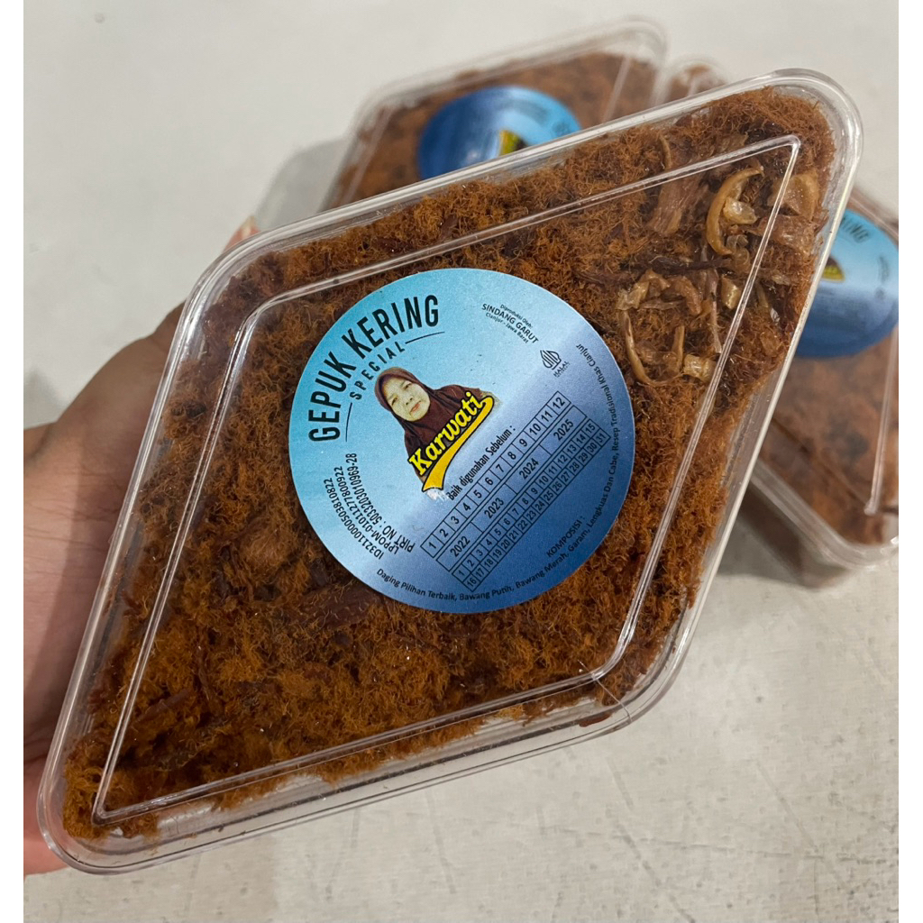 

Gepuk kering karwati