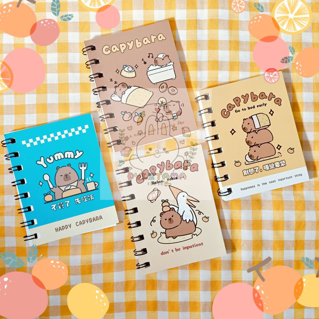 

Notebook Capybara A7/mini Notebook/buku tulis kecil