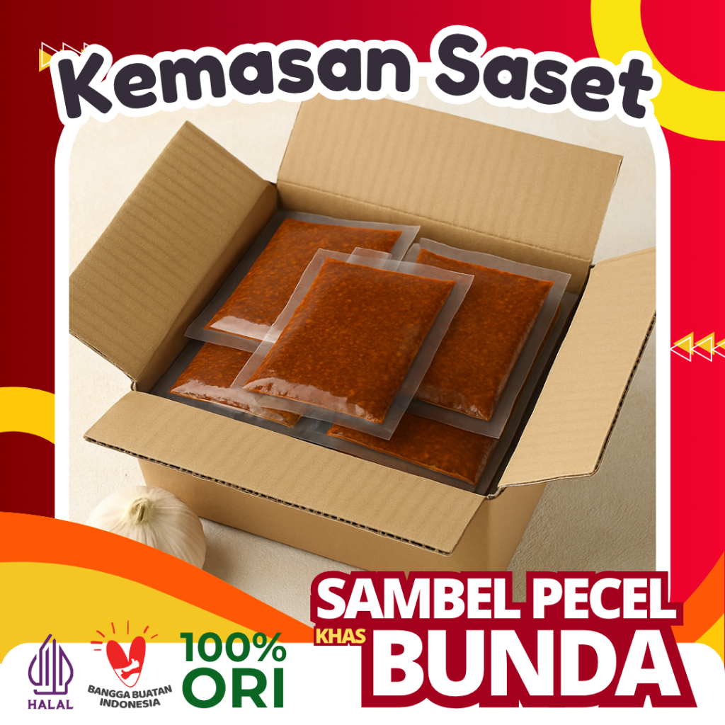 

Bumbu Sambal Pecel Bunda Kemasan Saset