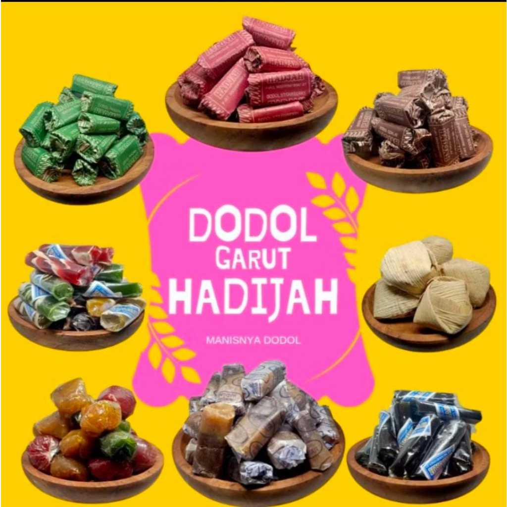 

1 kg Dodol Garut Mix, Dodol Garut Campur, Dodol Garut Semua Rasa