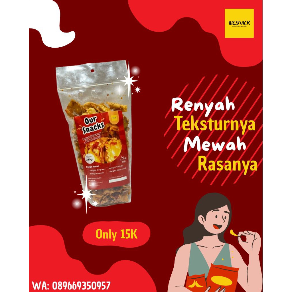 

Cemilan Keripik Pangsit Pedas Level Nagih | Camilan Kriuk Wajib Coba!