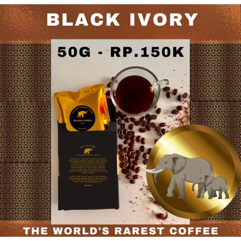 

[IBN-M] Black Ivory drip coffee