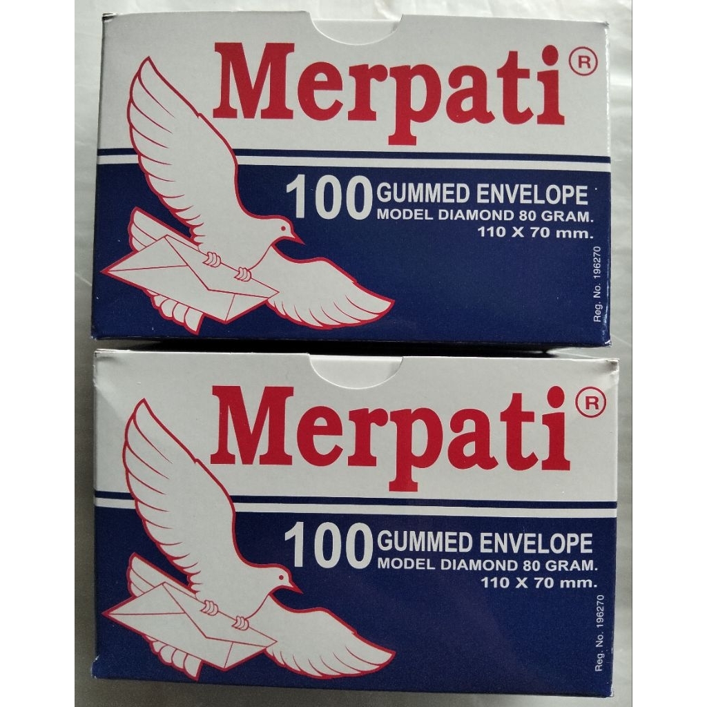 

amplop merpati lem ukuran 110x70